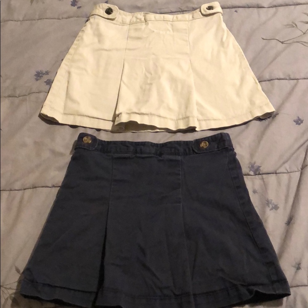 Set of 2 old navy uniform skorts